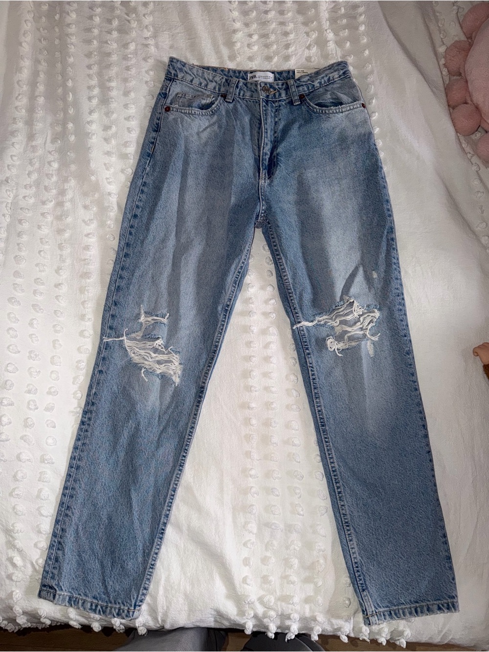 NWT zara classic mom for jeans